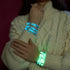 Lapis Flame | .925 Sterling Silver | Firefly Glass Bracelet